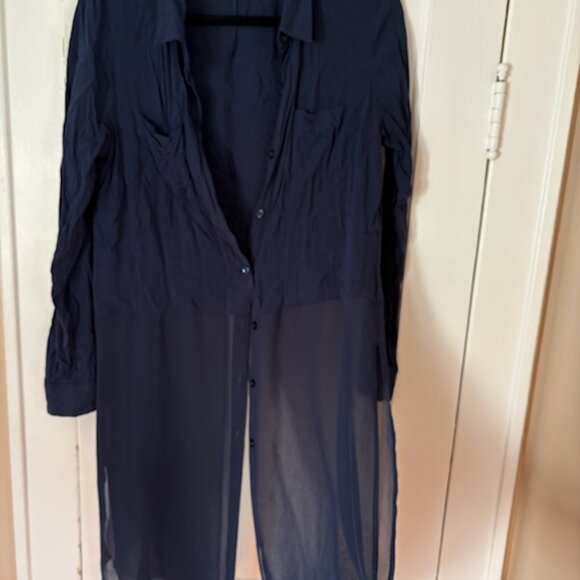 BCBGeneration Button Up Long Sleeve Blouse - Picture 4 of 5